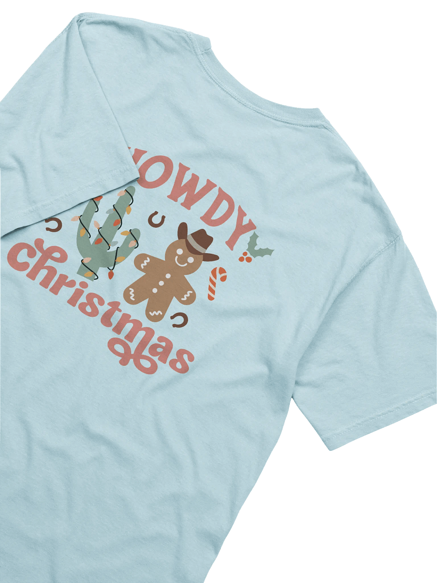 [Gingerbread Man Howdy Christmas] Holiday Heavyweight T-Shirt product image (4)