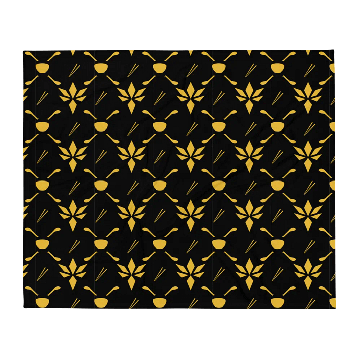 Sjouklynne Emblem Print Throw Blanket product image (1)