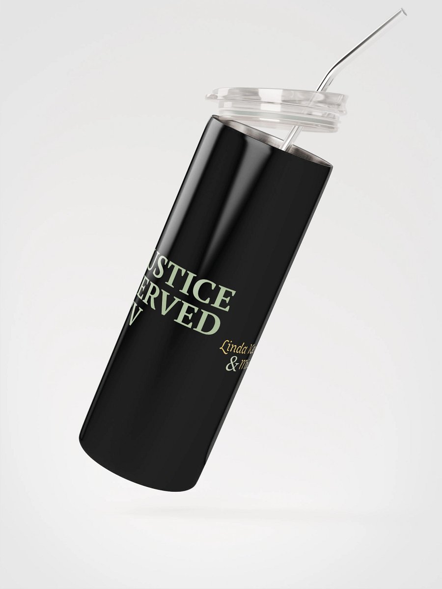 Justice Served Stainless Tumbler w/ Straw product image (3)