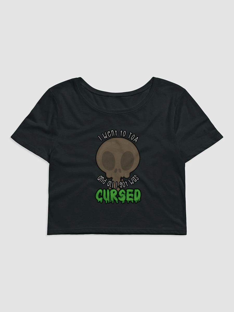 All I Got Was Cursed - Warrior - Crop Tee product image (1)