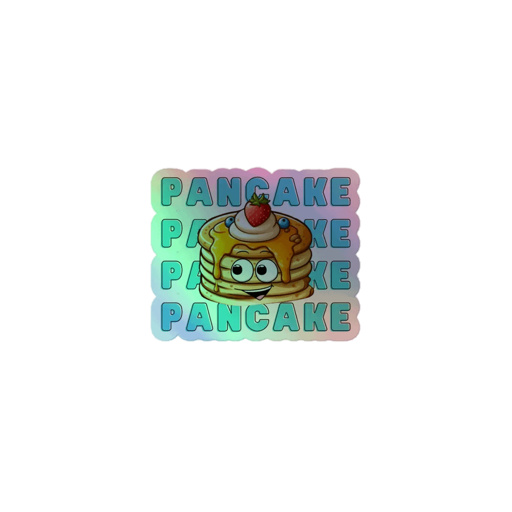 Pancake x4 - Holo Sticker product image (1)