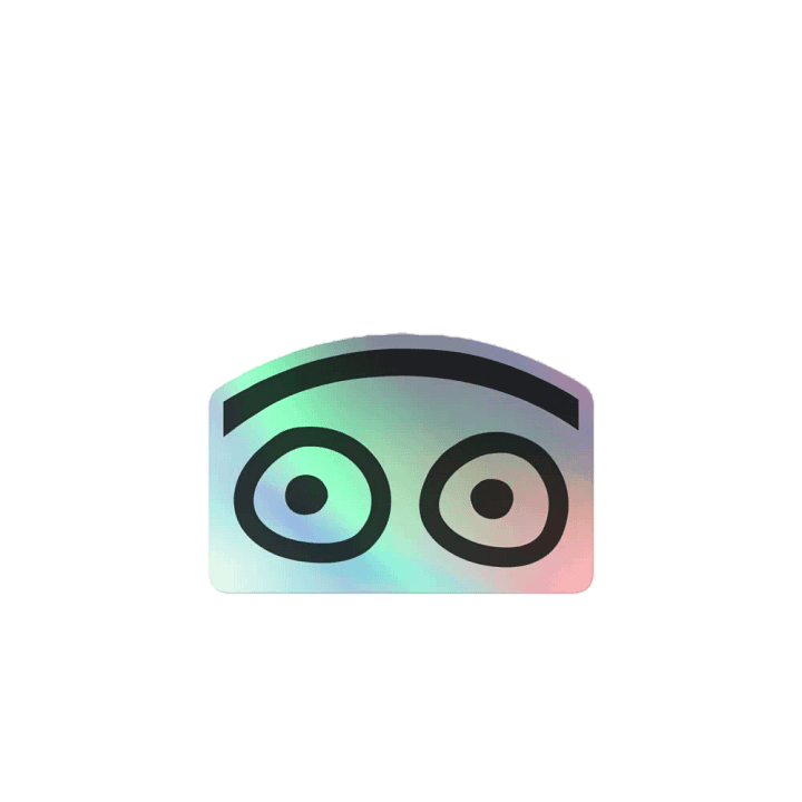 Look Sticker (holo) product image (1)