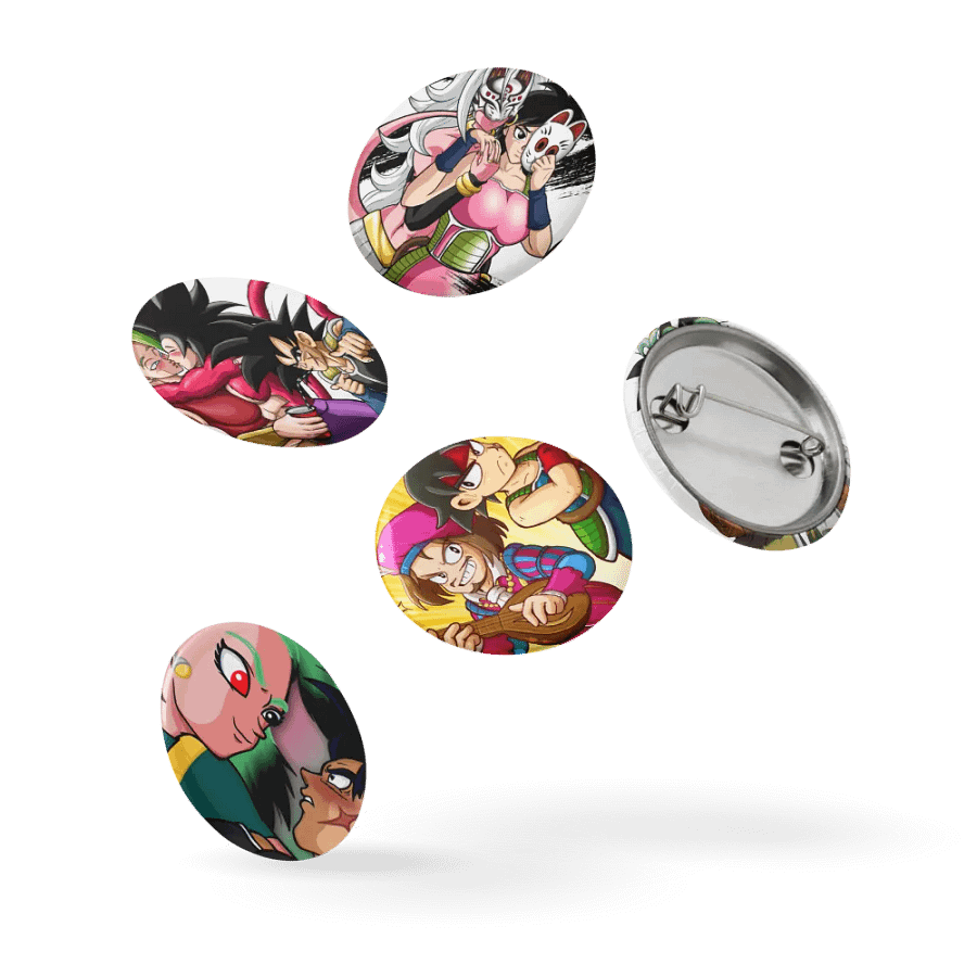 Dandelion & Bardock Pin Badges product image (14)