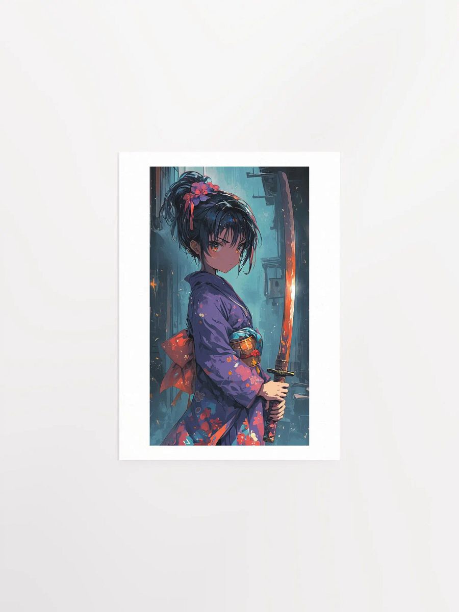 Samurai Girl Spirit Wall Art Poster product image (2)