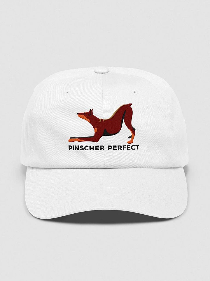 Pinscher Perfect Classic Dad Hat(Embroidered) of a Doberman Pinscher(Red) product image (33)