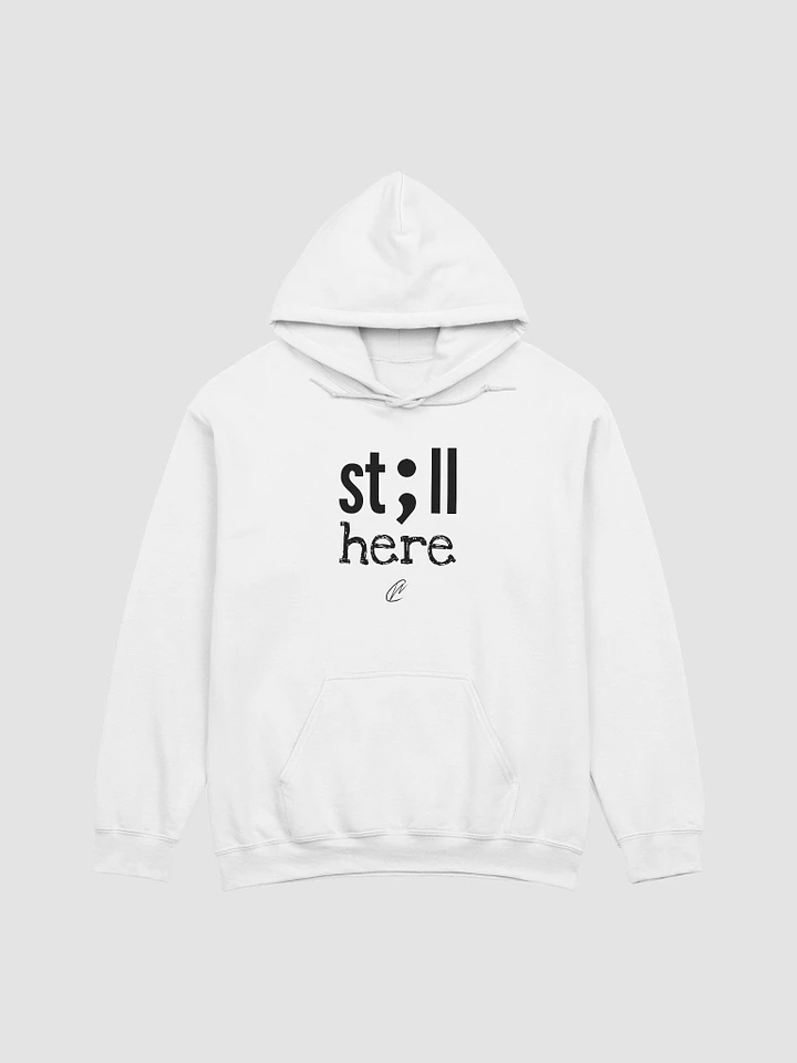 Still Here - White Hoodie product image (1)