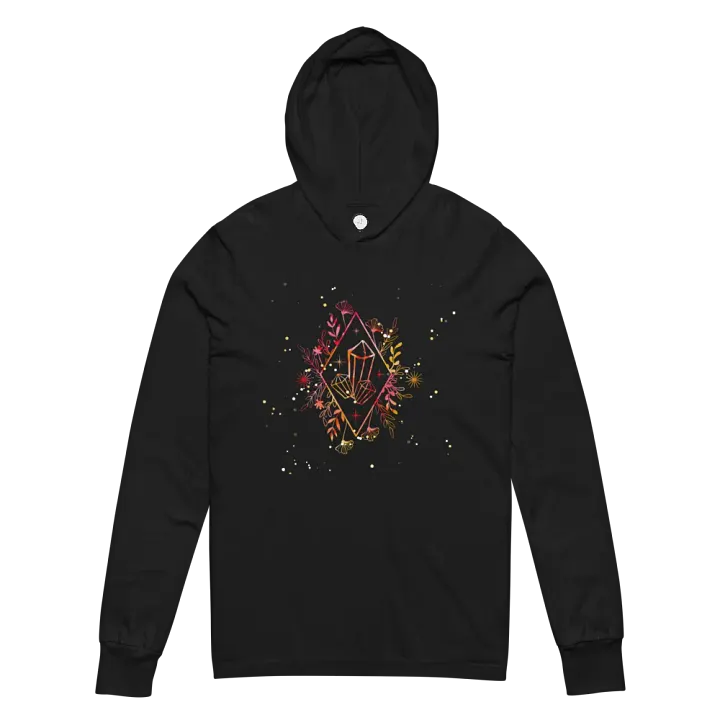 Crystal Fire Long Sleeve Hooded Tee product image (6)