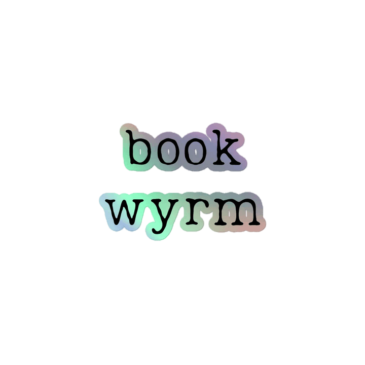 book wyrm sticker product image (1)