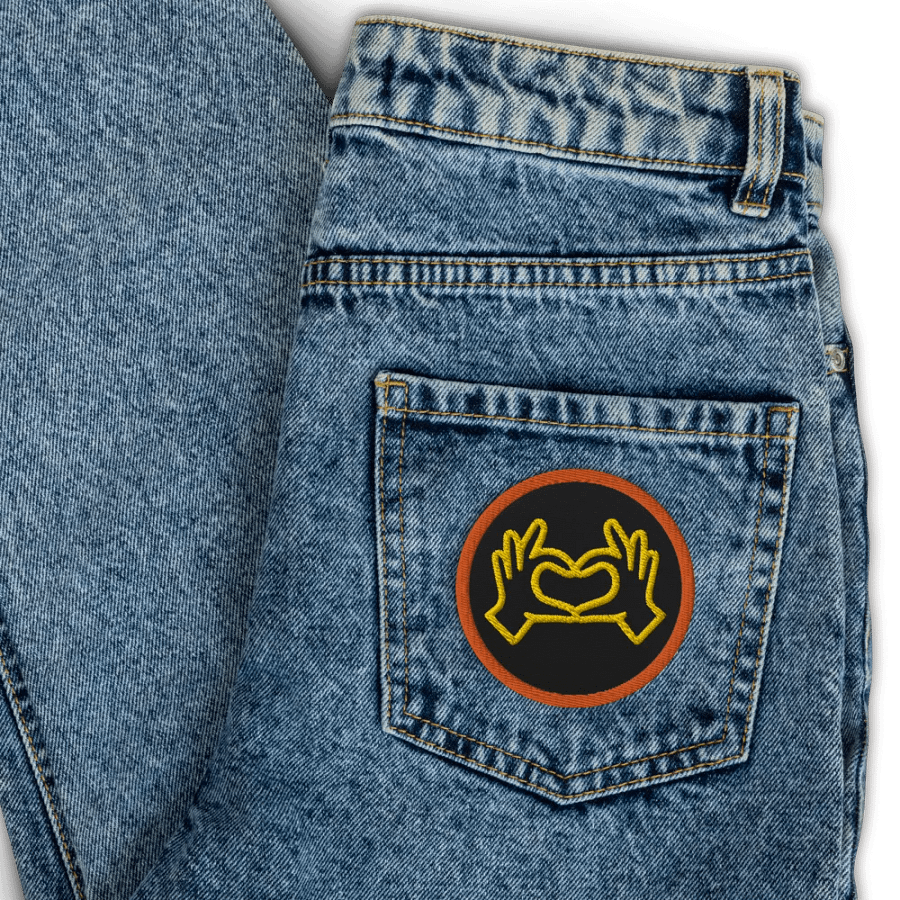Love Gesture Embroidered Patch product image (4)