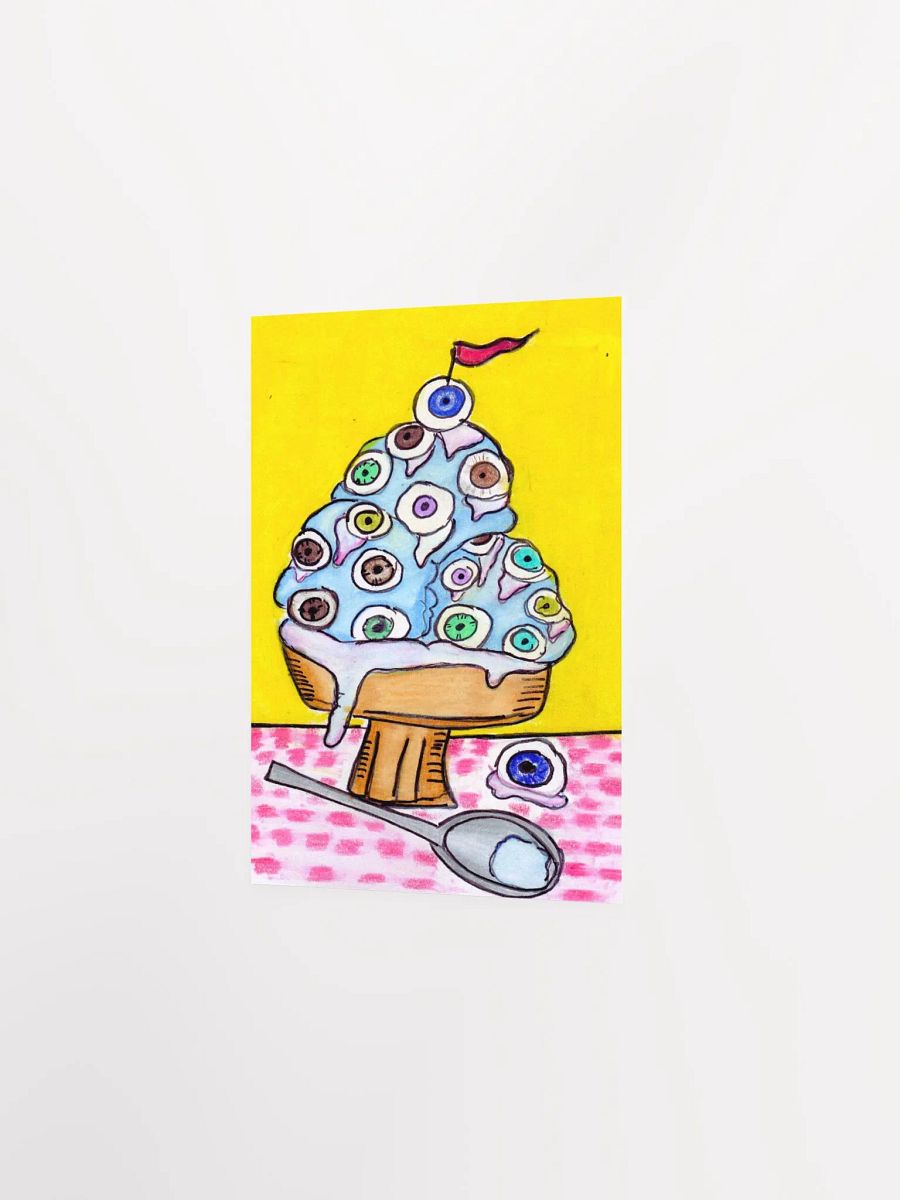 Eyeball Ice Cream Print product image (2)