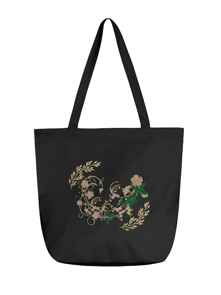 Golden Floral Vine Tote Bag product image (1)