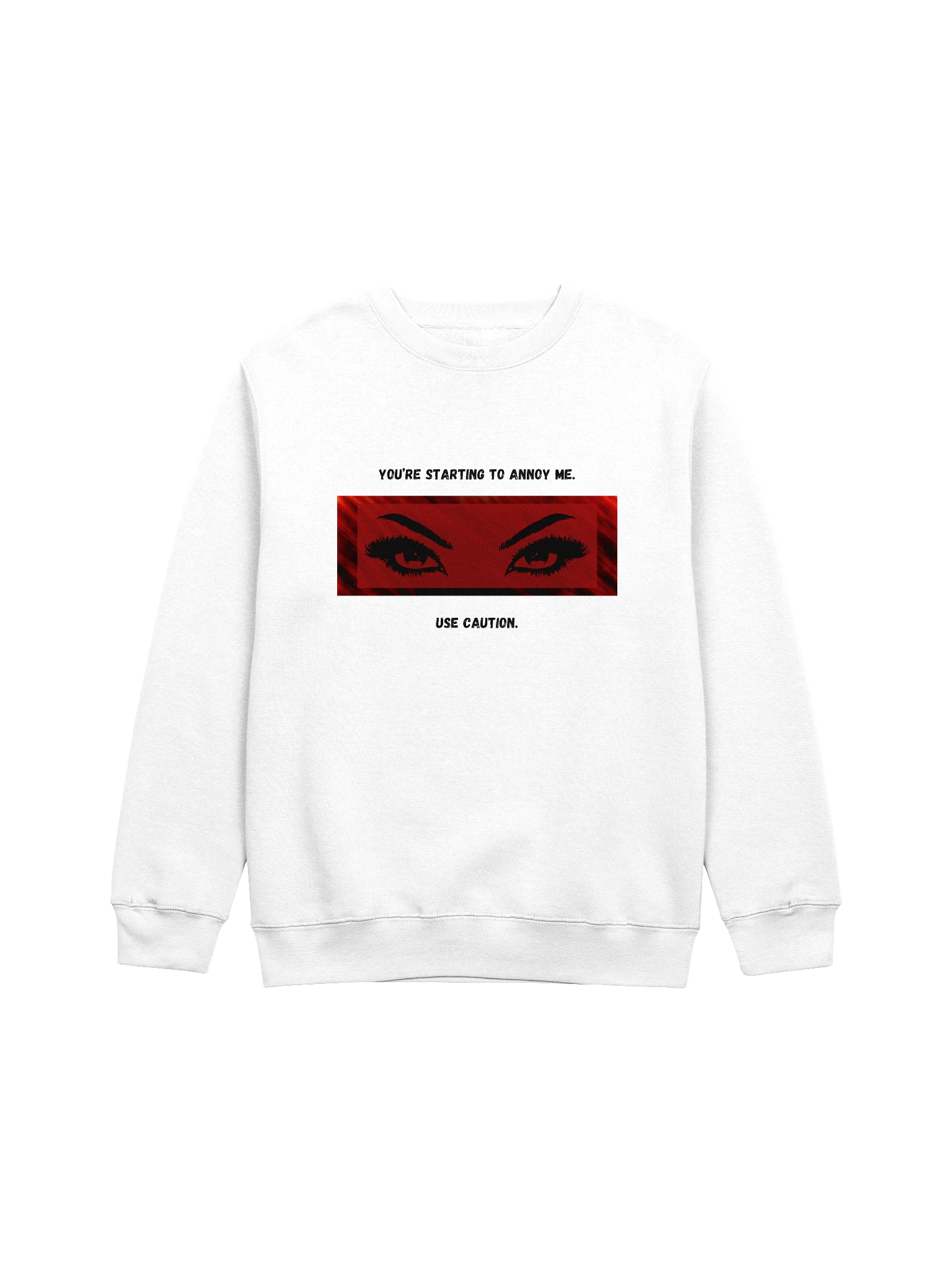 "Use Caution" Light Premium Sweatshirt product image (1)