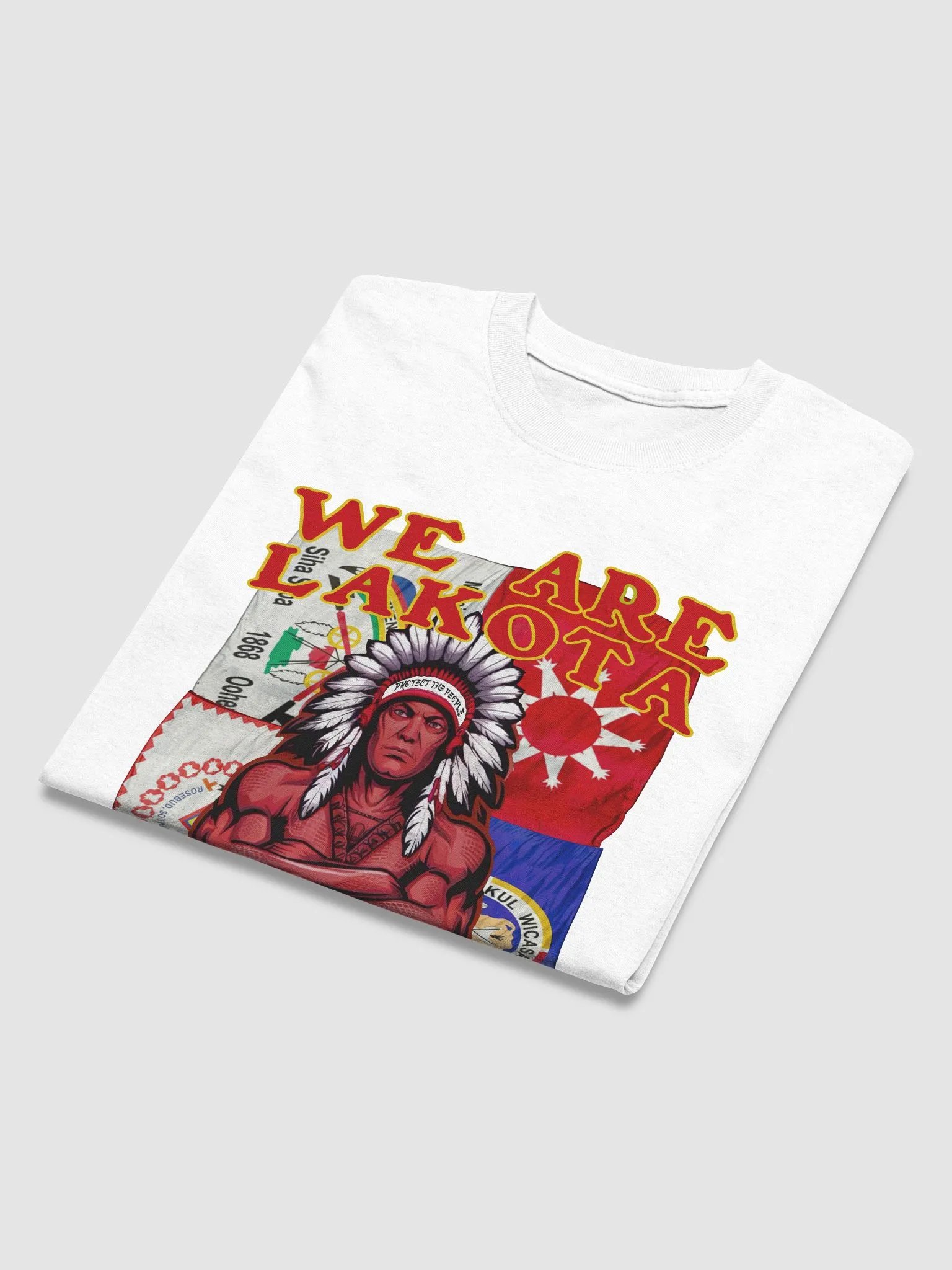 Lakota Pride White T Shirt product image (4)