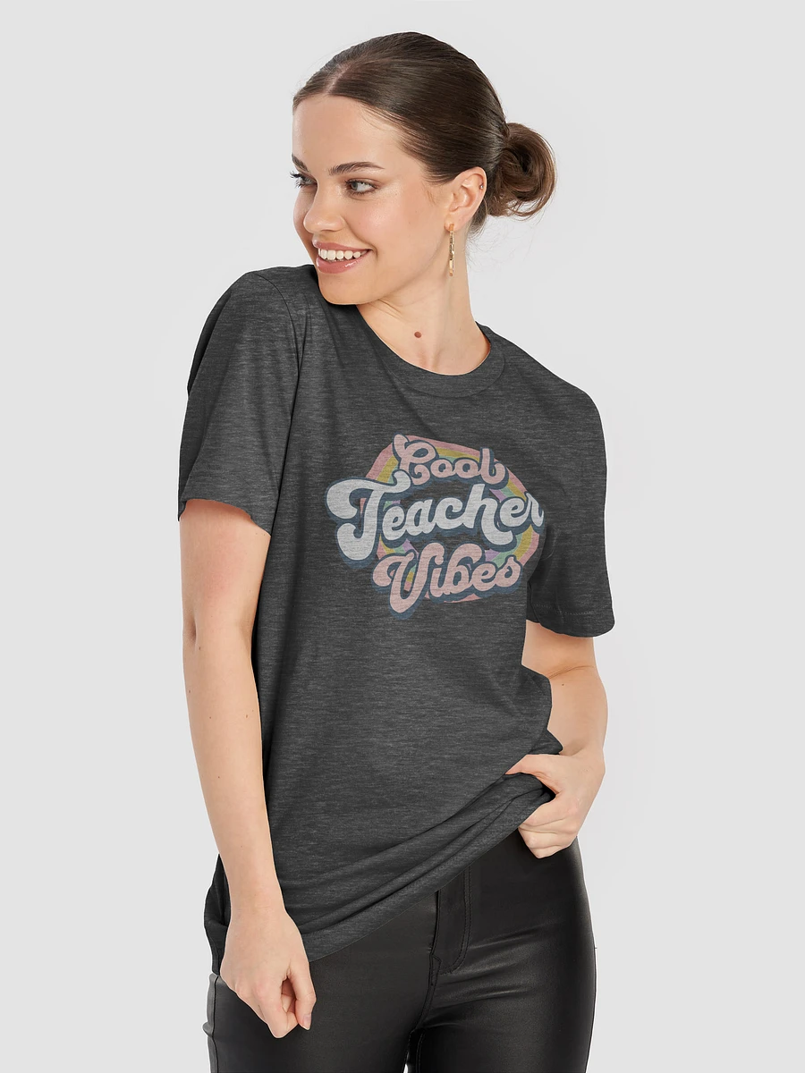 Cool Teacher Vibes Retro T-Shirt product image (57)