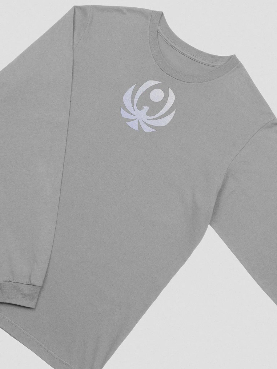 CroweGamingg Bella+Canvas Supersoft Long Sleeve T-Shirt - White Logo Middle product image (38)
