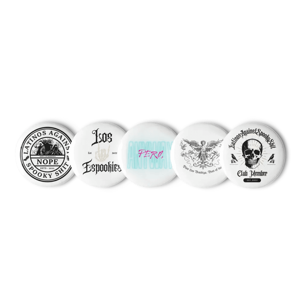 LatinosAgainstSpookyShit Variety Pins product image (3)
