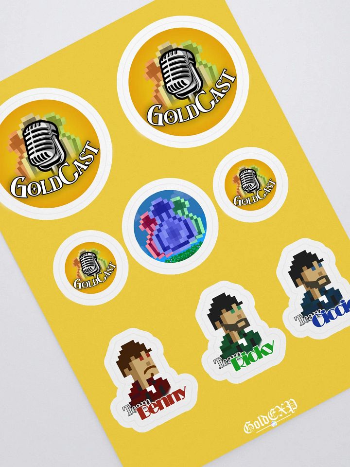 GOLDCAST - STICKERS product image (1)