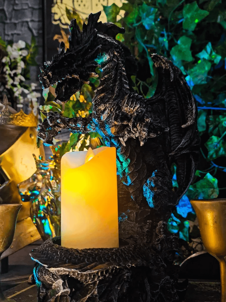 The Armored Kingdom Dragonfire Wrath Candle Holder with USB Candle product image (2)