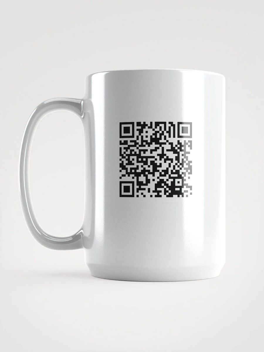 2025 Extra Life- Scan & Sip: White Glossy QR Mug product image (6)