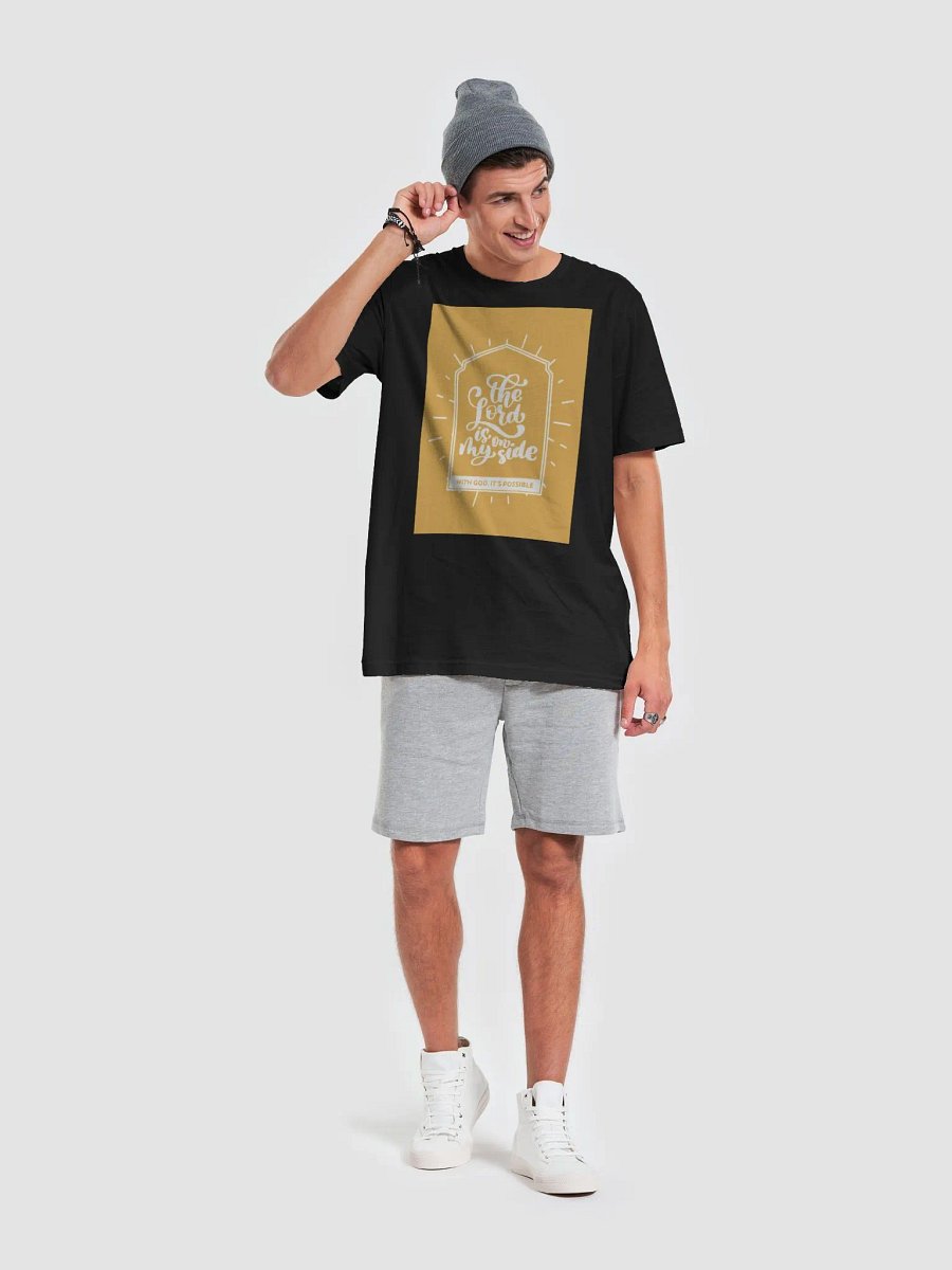 The Lord Is On My Side With God It's Possible TShirt product image (6)