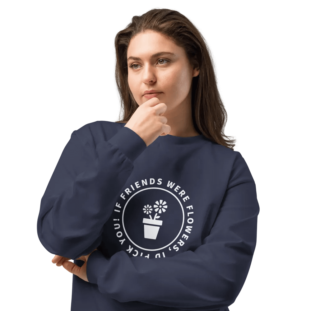 Unisex Premium Heavyweight Long Sleeve If Friends Were Flowers product image (7)