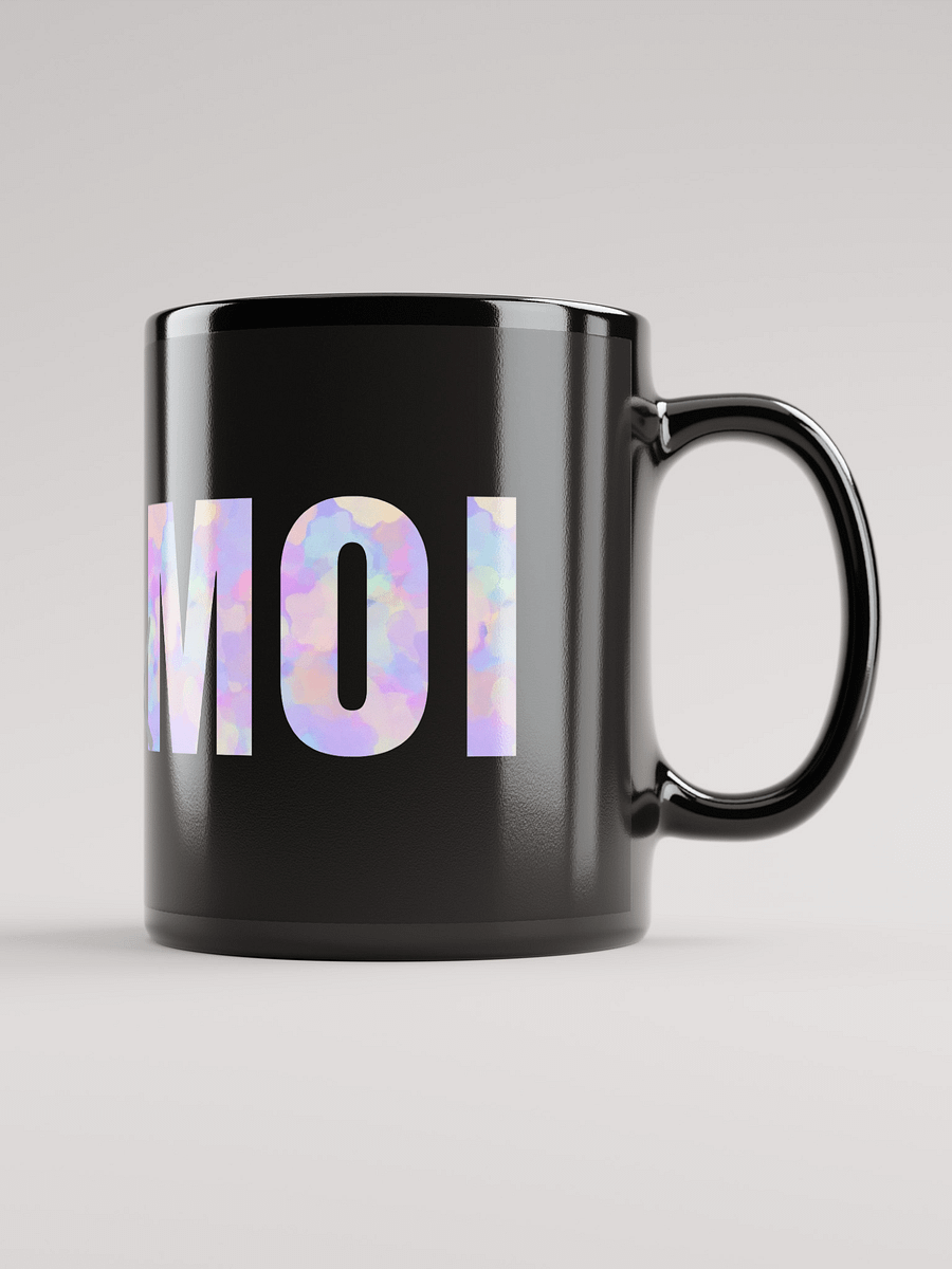 Mug Noir Toi et Moi - Décor nuages - Cadeau couple product image (1)
