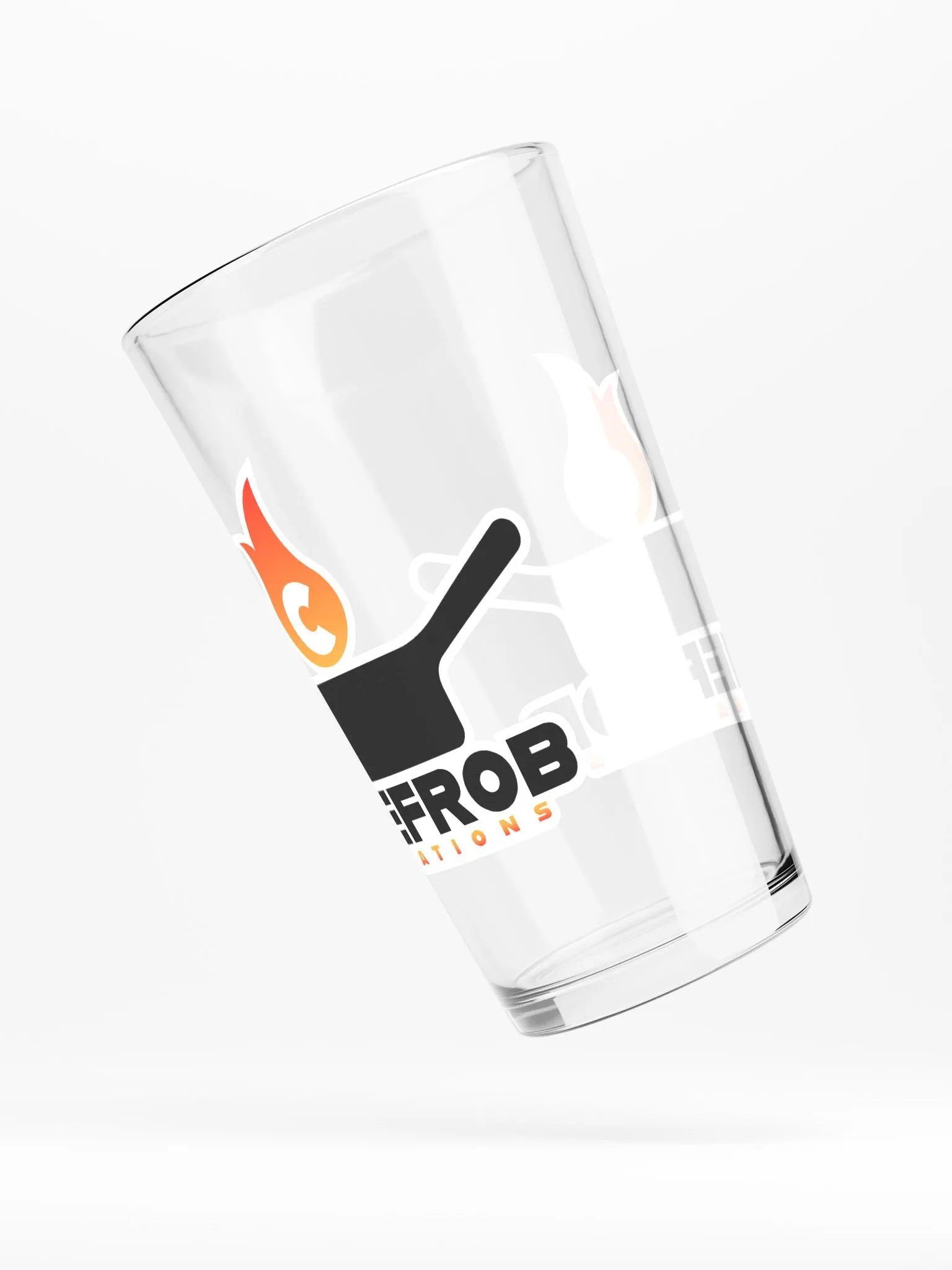 Logo V3 Pint Glass product image (4)