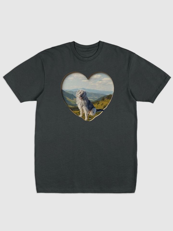 Hund mit Herz in den Bergen product image (1)