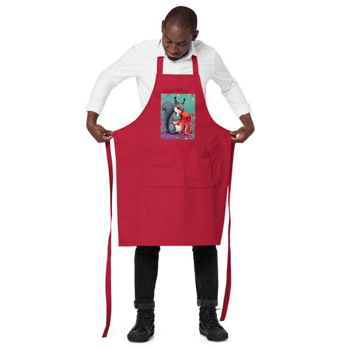 Squirrel & Octopus Cartoon Apron product image (2)