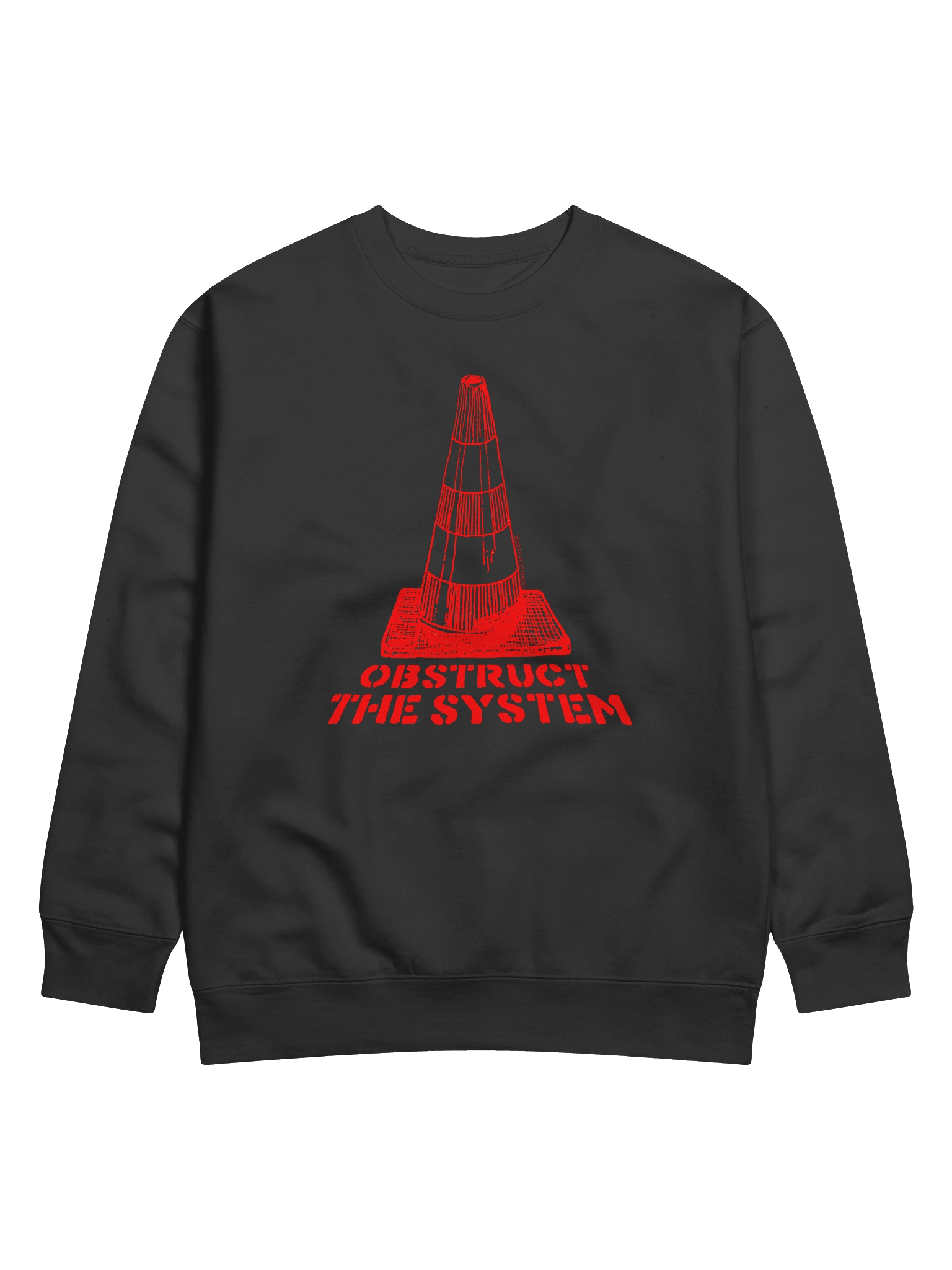 Obstruct the System Sweatshirt product image (2)
