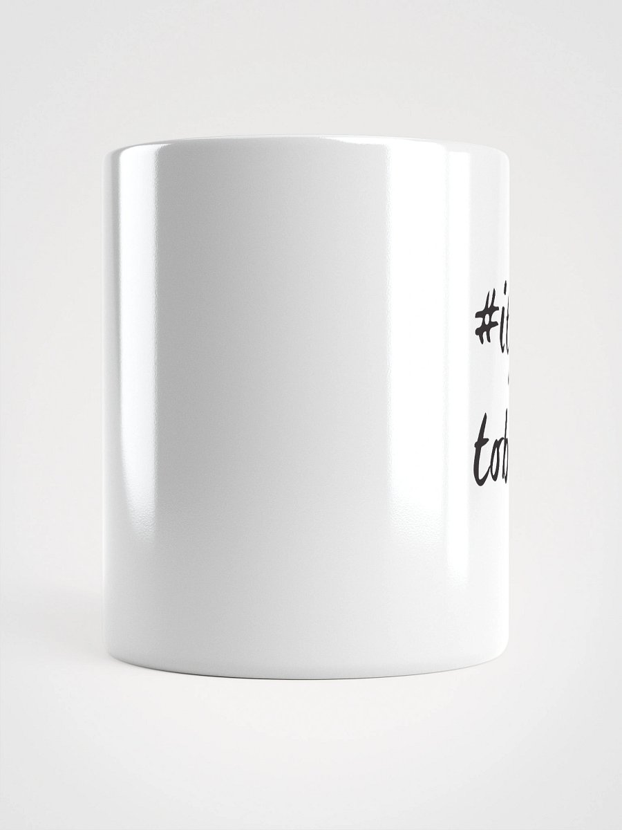 "It Feels Good to Be a Pianist" White Glossy Mug with Black Script product image (5)