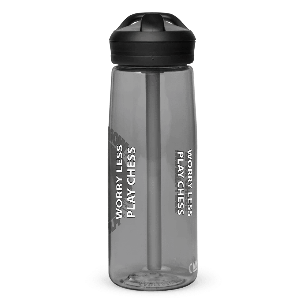 WORRY LESS PLAY CHESS - Sports Water Bottle product image (2)
