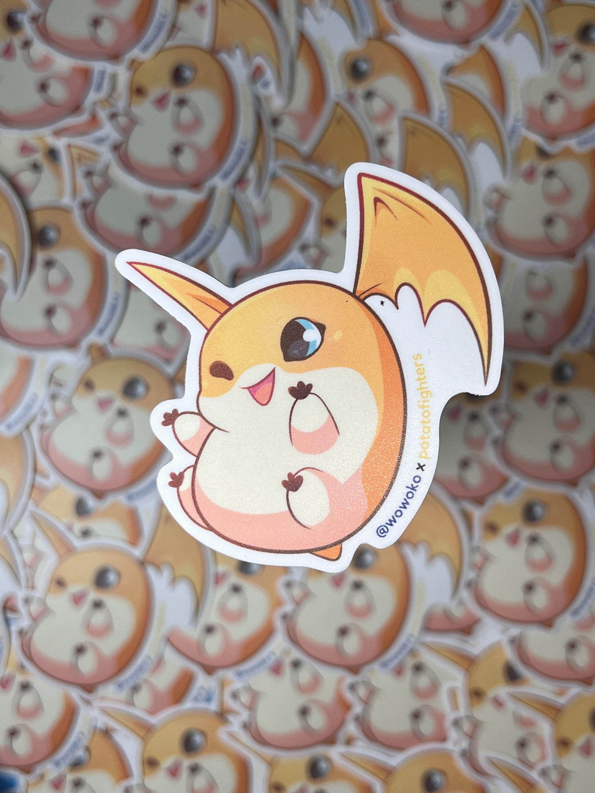 WoWoKo x Potato Fighters - Digimon - Palmon - Sticker product image (1)