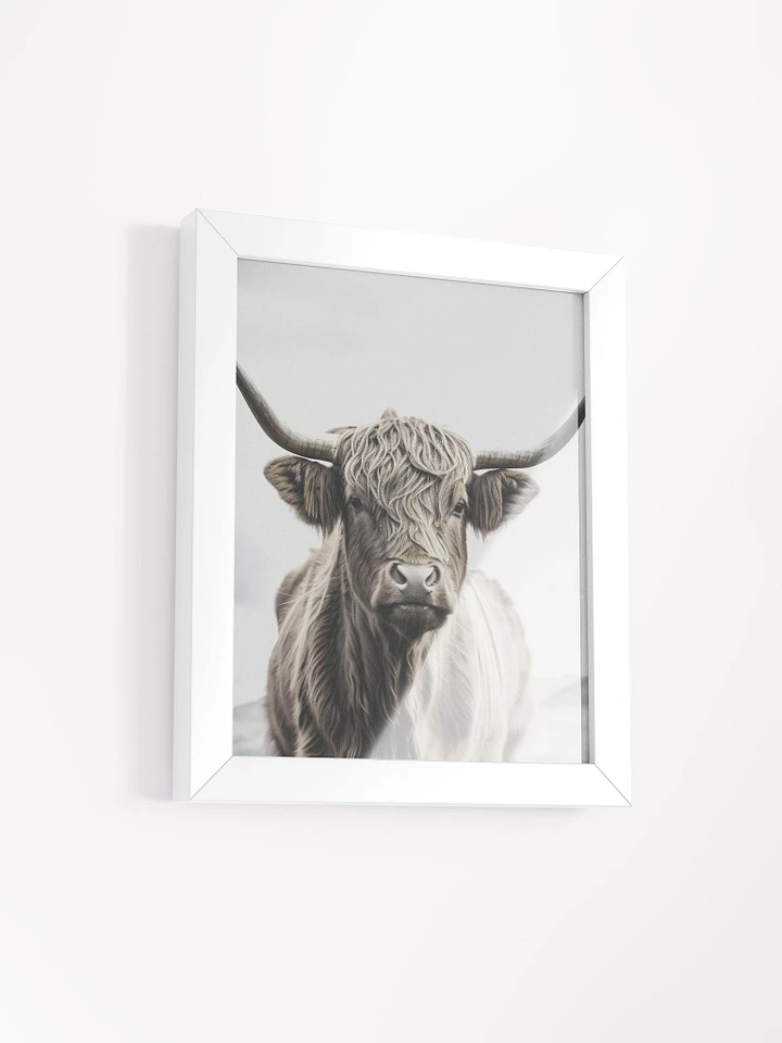 Highland Cow Wall Art Painting Framed Matte Poster product image (25)