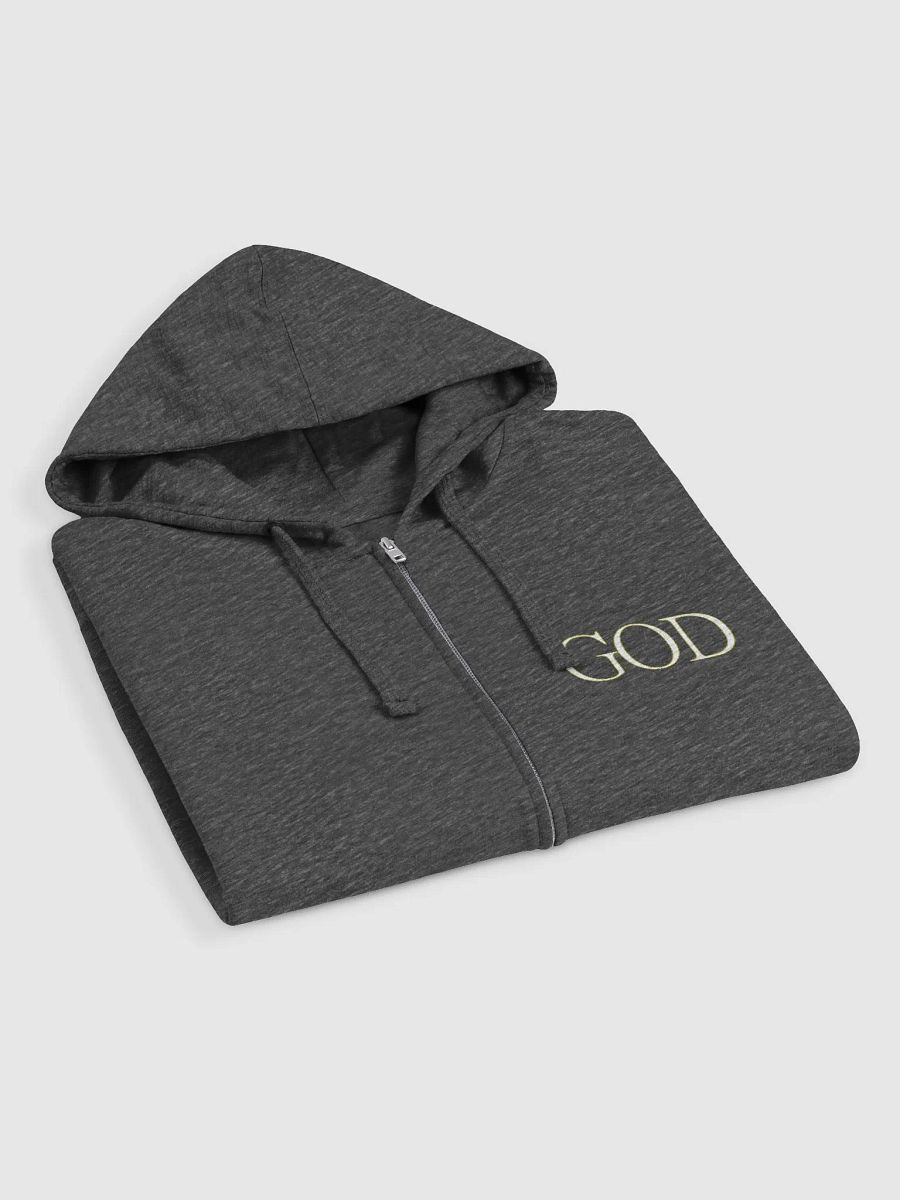 Good Vs Evil - God's In My Heart & The Devil's On My Back - Independent Trading Co. Fleece Zip Up Hoodie product image (4)