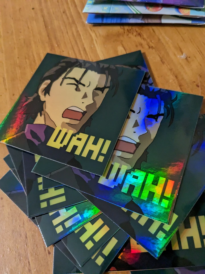 Wah! Holographic Sticker product image (1)