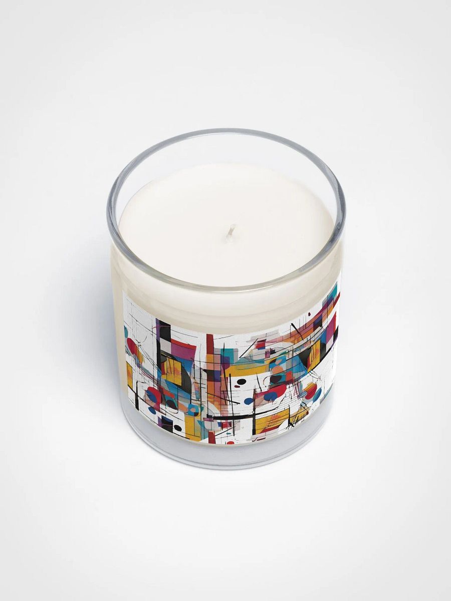 Stylish Kadinsky inspired soy wax dandle for arty moms dads friends product image (3)