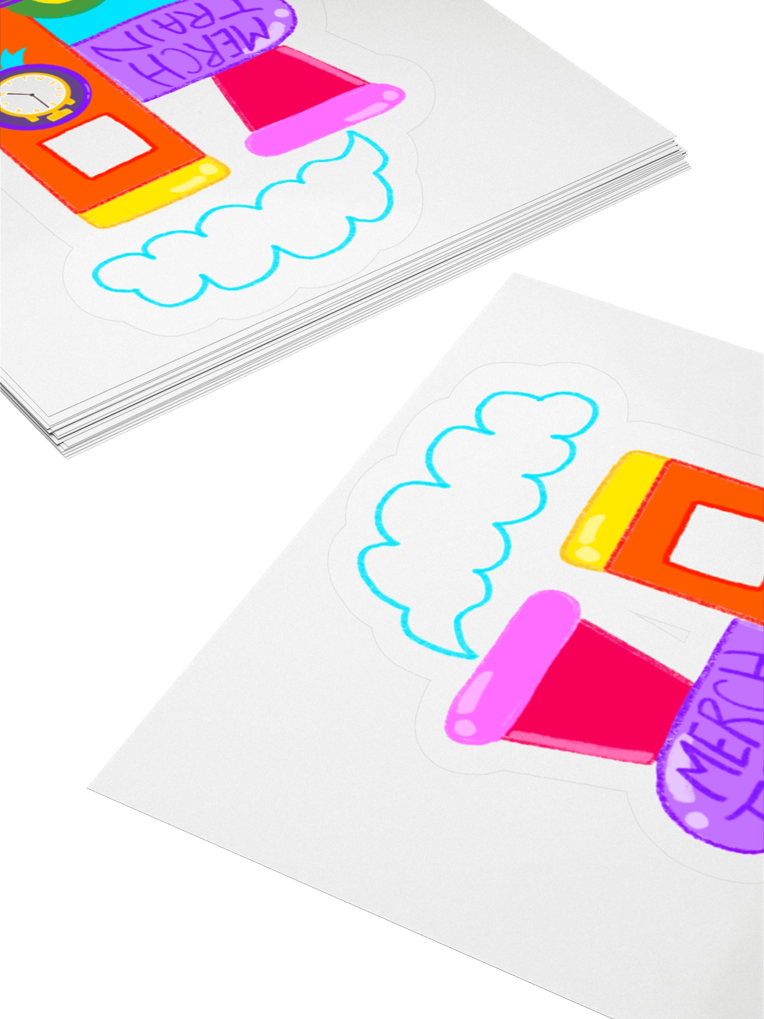 Merch Train Engine Sticker product image (4)