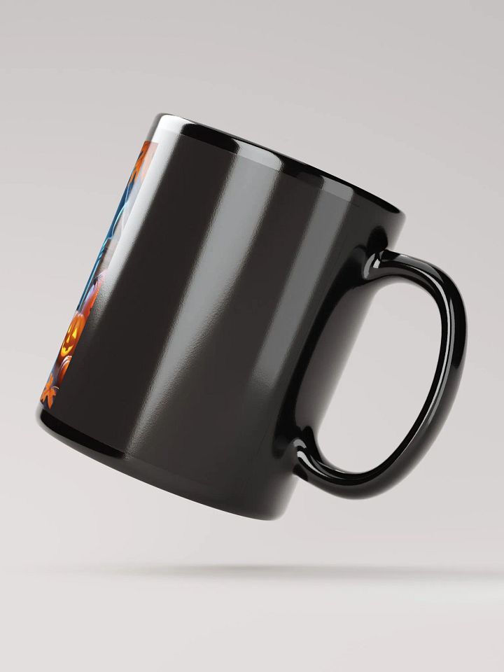 Black Mug with Cute Cat Halloween product image (2)