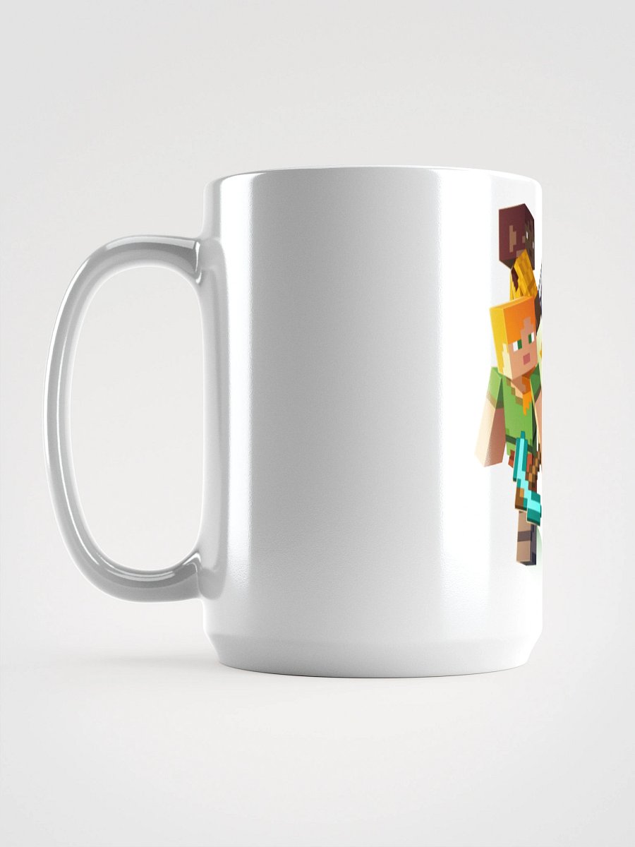 Minecraft White Glossy Mug product image (6)