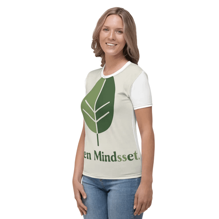 Green Mindset All-Over Print Women's Tee product image (2)
