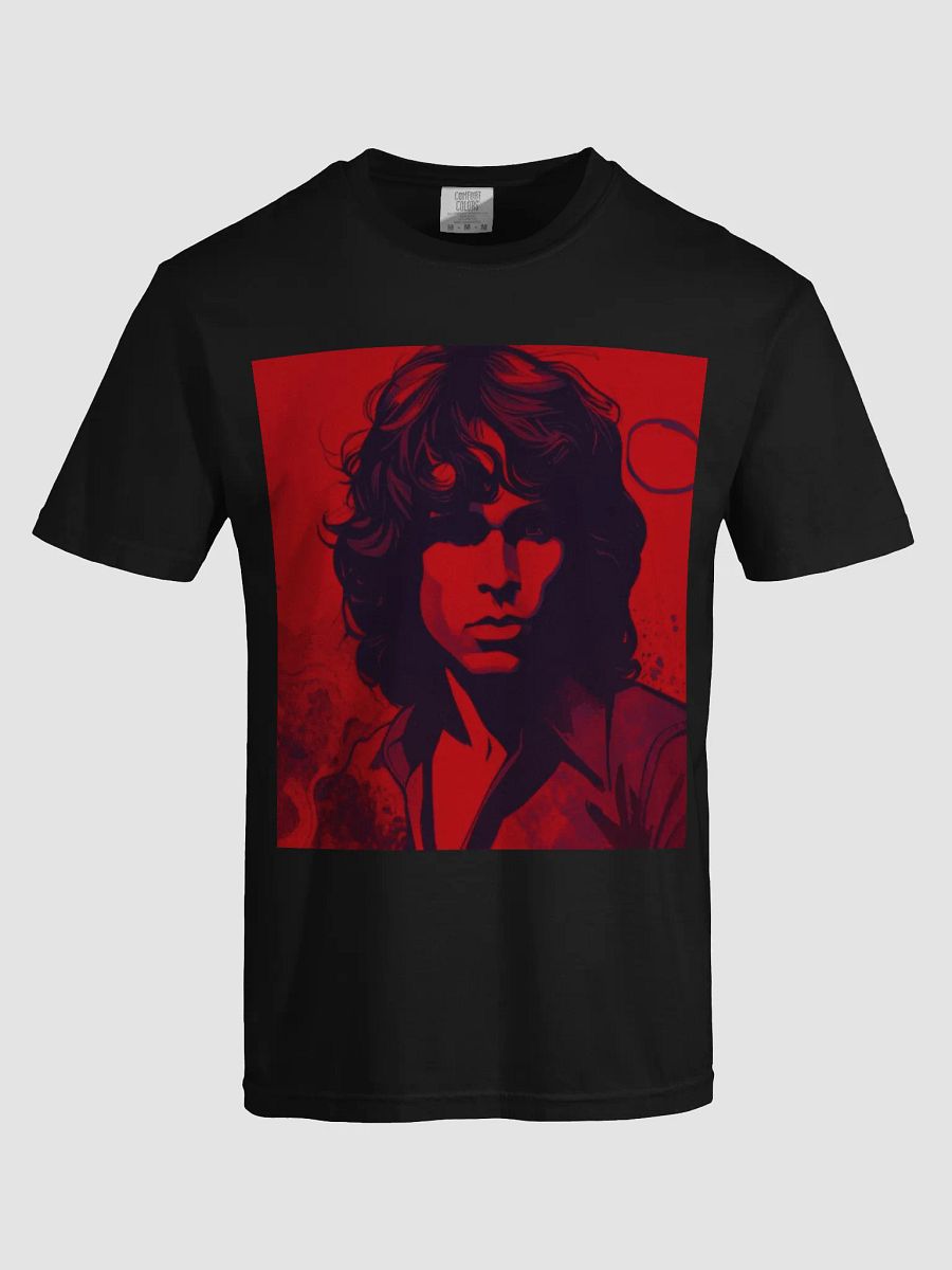Jim Morrison T-Shirt – Dark Red Portrait | The Doors | The American Poet product image (5)