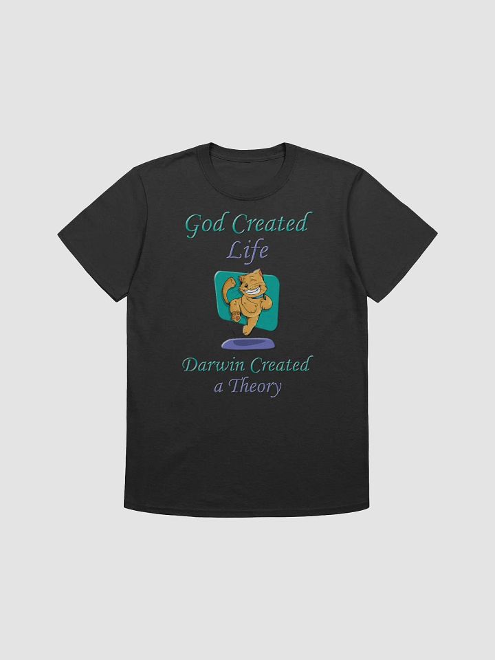 God and Darwin Cat Dance T-Shirt product image (1)