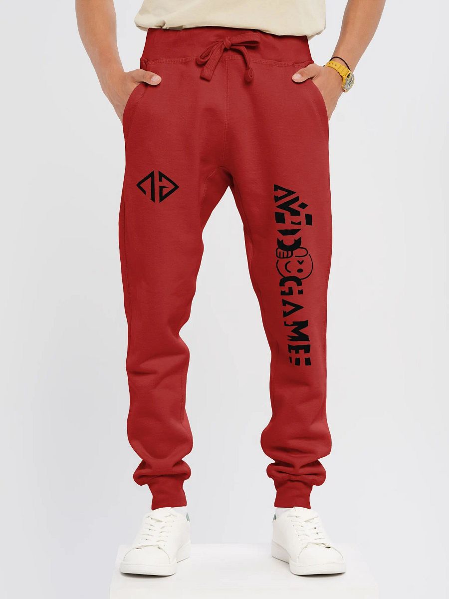 Pantalon de jogging en molleton rouge product image (3)