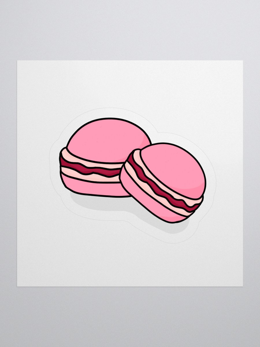 Cherry Macaron Sticker product image (1)