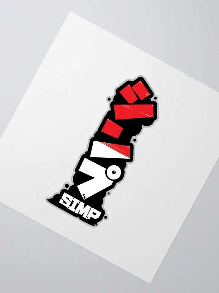 Graffiti Kanji "Simp" Sticker | Urban Street & Retro Vibes product image (4)