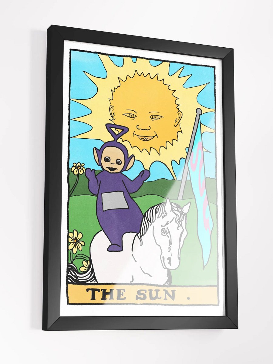 Teletubbies Sun Tarot Card Framed Print product image (3)