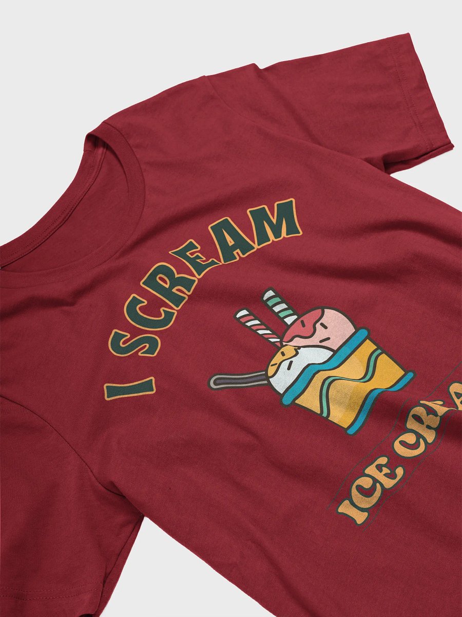 I Scream Ice Cream T-Shirt - Scoops in Cup product image (3)