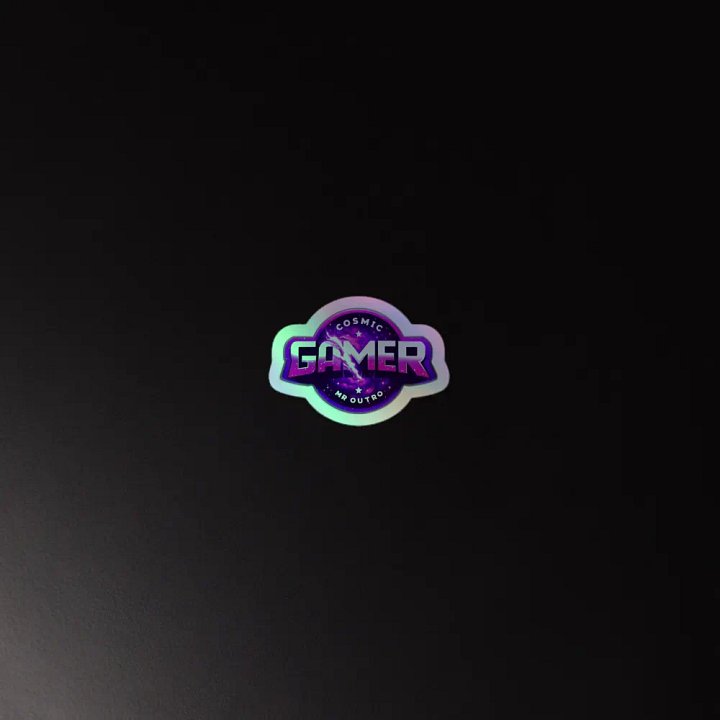 MROutro Cosmic Gamer Holographic Sticker Sheet product image (4)