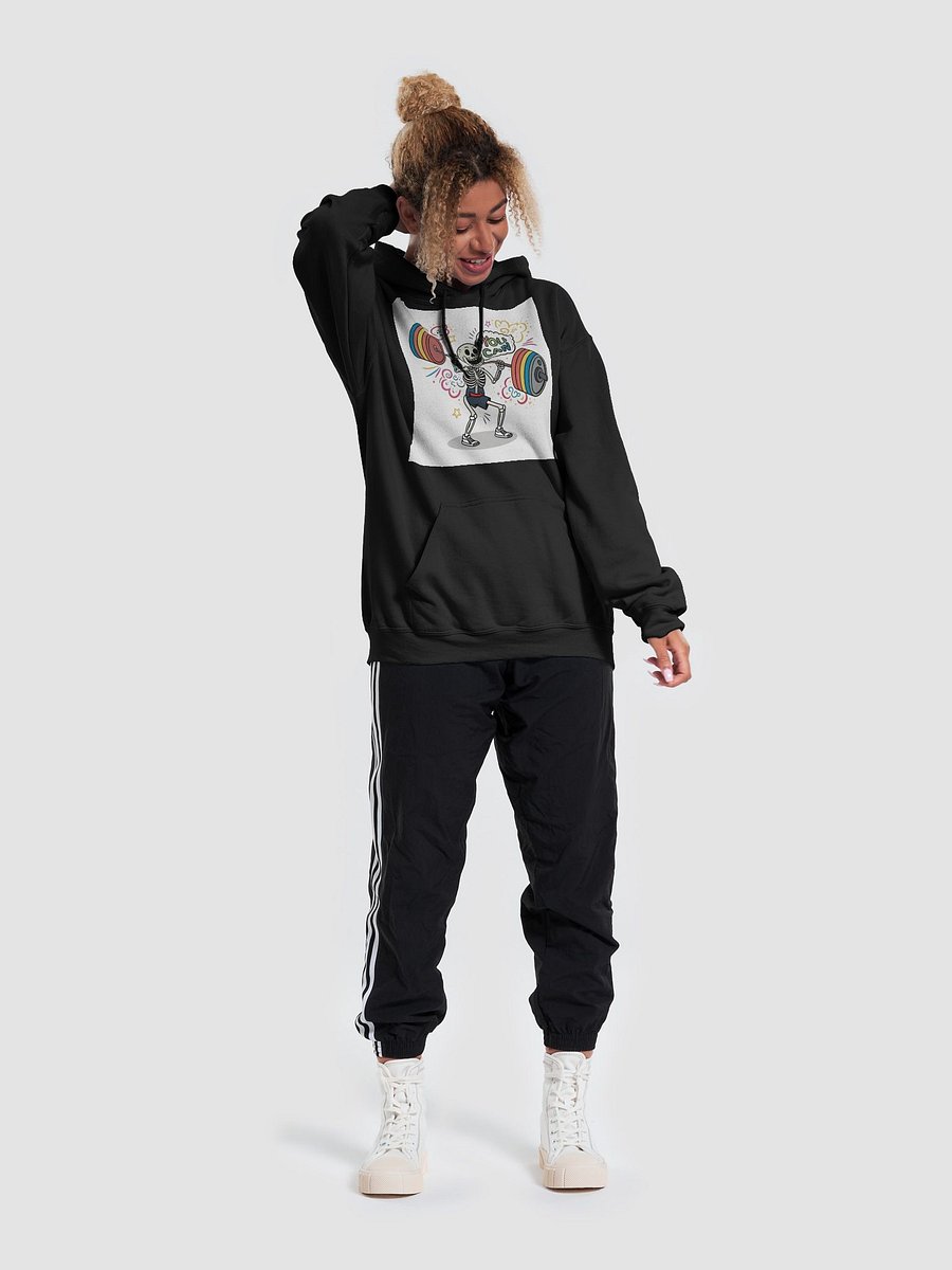 Rainbow Weightlifting Skeleton Hoodie product image (5)